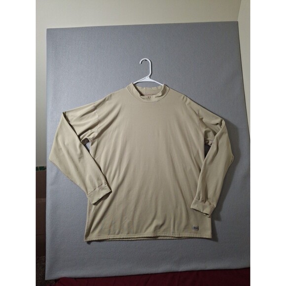 XGO Shirt XL  FIRST LAYER OF DEFENSE BASE LAYER ACCLIMATE DRY TAN SILK THERMAL - Picture 1 of 7